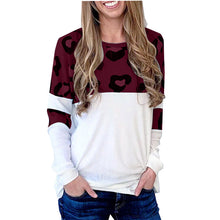 Load image into Gallery viewer, New women&#39;s long-sleeved printed sweater, women&#39;s T-shirt
