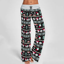 Load image into Gallery viewer, Lace-up casual Trousers, loose lace-up camouflage printed Pants
