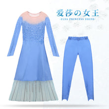 Load image into Gallery viewer, Princess Elsa Dress, Children&#39;s gown princess Dress
