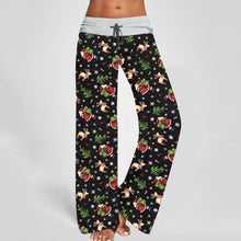 Load image into Gallery viewer, Lace-up casual Trousers, loose lace-up camouflage printed Pants
