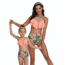 Load image into Gallery viewer, New Fashion Mother and Daughter Bikini Swimsuit
