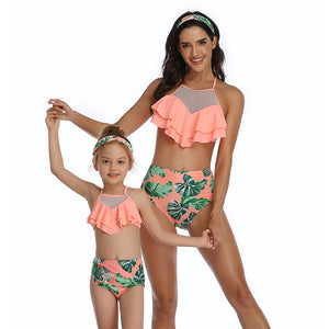 New Fashion Mother and Daughter Bikini Swimsuit