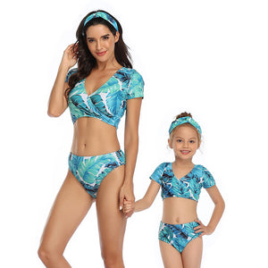 Mother and daughter swimwear