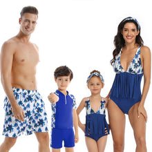 Load image into Gallery viewer, Parent-child swimwear beach pants, male adult middle-aged children&#39;s swimwear
