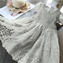 Load image into Gallery viewer, Short sleeve lace princess Dress
