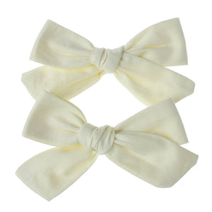 Children's floral printed cotton hair Clip