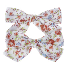 Load image into Gallery viewer, Children&#39;s floral printed cotton hair Clip
