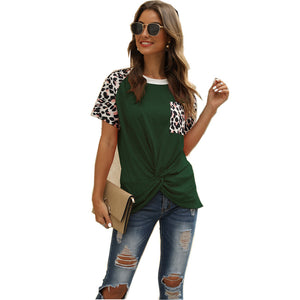 Leopard short sleeve T-shirt