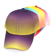 Load image into Gallery viewer, Colorful gradient color baseball Cap,Sun Hat
