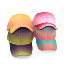 Load image into Gallery viewer, Colorful gradient color baseball Cap,Sun Hat
