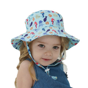 Children's sun hat, breathable quick-drying beach hat, fisherman hat