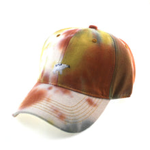 Load image into Gallery viewer, Colorful cotton tie-dye washed embroidery Baseball Cap
