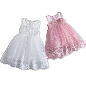 Lace girl hollow princess Dress