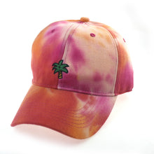 Load image into Gallery viewer, Colorful cotton tie-dye washed embroidery Baseball Cap
