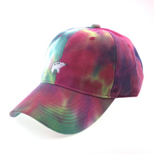 Load image into Gallery viewer, Colorful cotton tie-dye washed embroidery Baseball Cap
