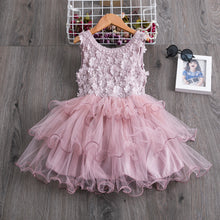 Load image into Gallery viewer, Short sleeve lace princess Dress
