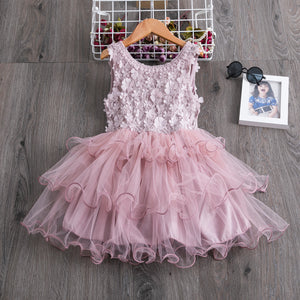 Short sleeve lace princess Dress