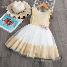 Load image into Gallery viewer, Short sleeve lace princess Dress
