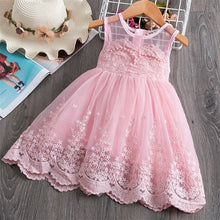 Load image into Gallery viewer, Lace girl hollow princess Dress
