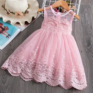 Lace girl hollow princess Dress