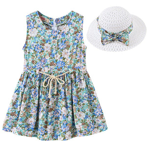 Princess Sweet Dress , With Sun Hat