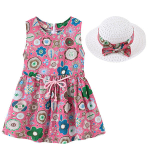 Princess Sweet Dress , With Sun Hat