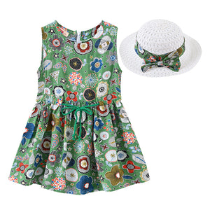 Princess Sweet Dress , With Sun Hat