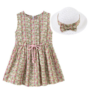 Princess Sweet Dress , With Sun Hat