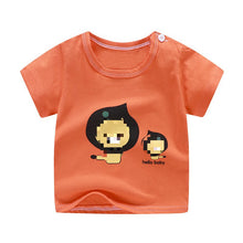 Load image into Gallery viewer, Children&#39;s cotton short-sleeved T-shirt
