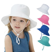 Load image into Gallery viewer, Children&#39;s sun hat, breathable quick-drying beach hat, fisherman hat
