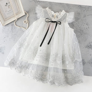 Lace mesh girl Dress