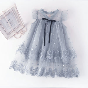 Lace mesh girl Dress