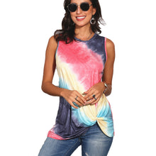 Load image into Gallery viewer, Women&#39;s gradient printed sleeveless Vest,  T-shirt,  Top
