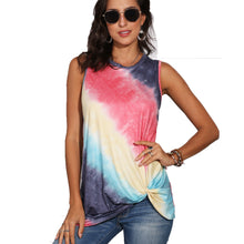 Load image into Gallery viewer, Women&#39;s gradient printed sleeveless Vest,  T-shirt,  Top
