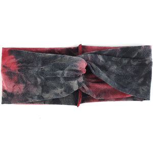 Tie-dye cross wide-brimmed Headband, Headscarf