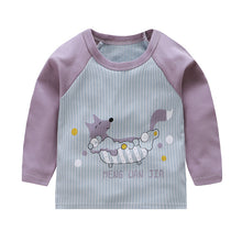 Load image into Gallery viewer, Children&#39;s cotton long sleeve T-shirt
