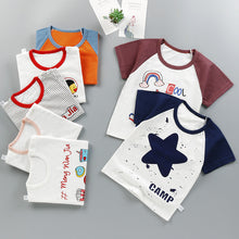 Load image into Gallery viewer, Children&#39;s cotton short-sleeved T-shirt
