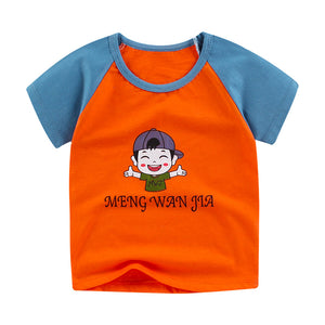 Children's cotton short-sleeved T-shirt