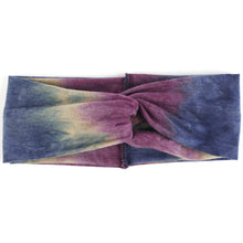 Load image into Gallery viewer, Tie-dye cross wide-brimmed Headband, Headscarf
