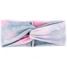 Load image into Gallery viewer, Tie-dye cross wide-brimmed Headband, Headscarf
