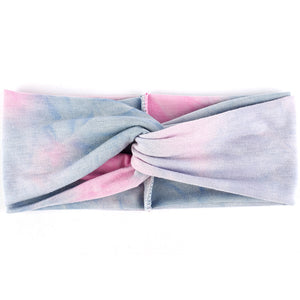 Tie-dye cross wide-brimmed Headband, Headscarf