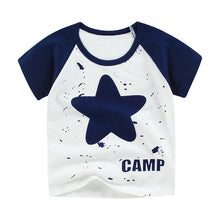 Load image into Gallery viewer, Children&#39;s cotton short-sleeved T-shirt
