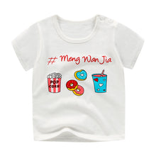 Load image into Gallery viewer, Children&#39;s cotton short-sleeved T-shirt
