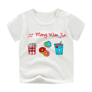 Children's cotton short-sleeved T-shirt