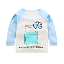 Load image into Gallery viewer, Children&#39;s cotton long sleeve T-shirt
