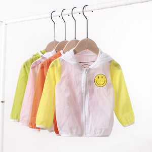 Children's cartoon air-conditioned shirt beach sunscreen clothing