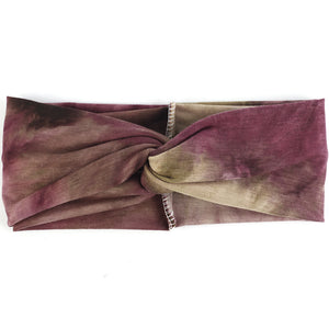 Tie-dye cross wide-brimmed Headband, Headscarf