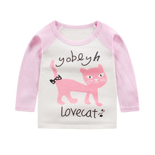 Load image into Gallery viewer, Children&#39;s cotton long sleeve T-shirt
