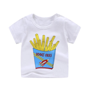 Children's cotton short-sleeved T-shirt