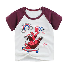 Load image into Gallery viewer, Children&#39;s cotton short-sleeved T-shirt
